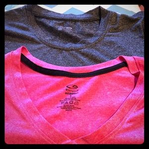 Set of Two Work Out Tees